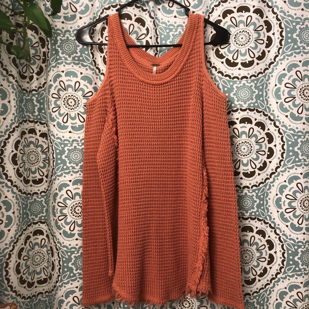 Free People Cold Shoulder Sweater